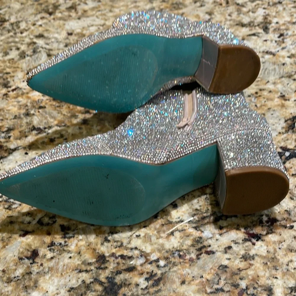 Betsey Johnson Rhinestone Booties - Picture 4 of 6